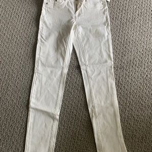 NWT Two by Vince Camino White Skinny Jeans sz 25